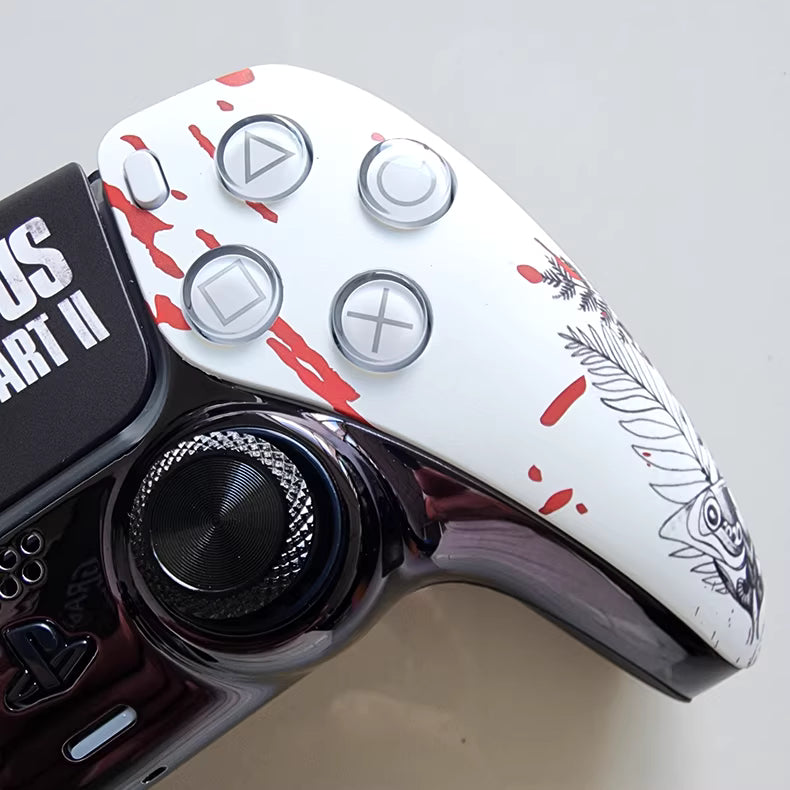Sony original PS5 controller modified and upgraded with Hall TMR joysticks: The Last of Us edition. &nbsp;