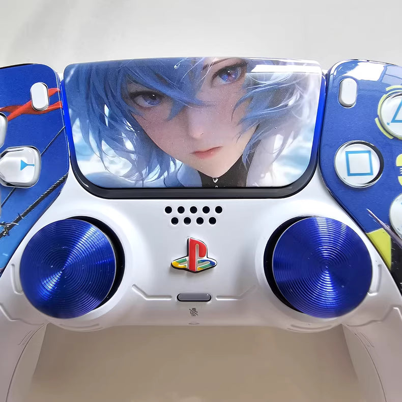 Sony PS5 original controller upgraded with Hall effect TMR joystick: EVA Gospel Star