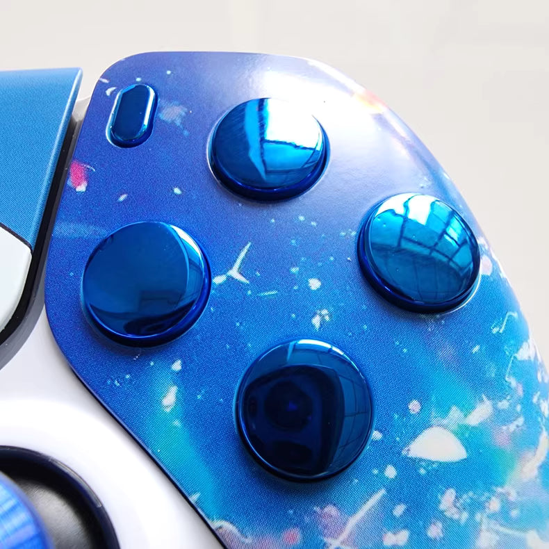Sony original PS5 controller upgraded with Hall effect TMR joystick: Doraemon