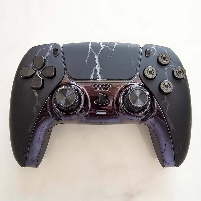 Sony PS5 original controller upgraded with Hall effect TMR joystick: Lightning Storm