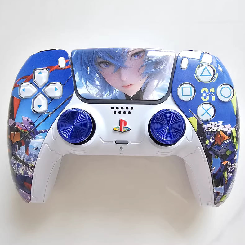 Sony PS5 original controller upgraded with Hall effect TMR joystick: EVA Gospel Star