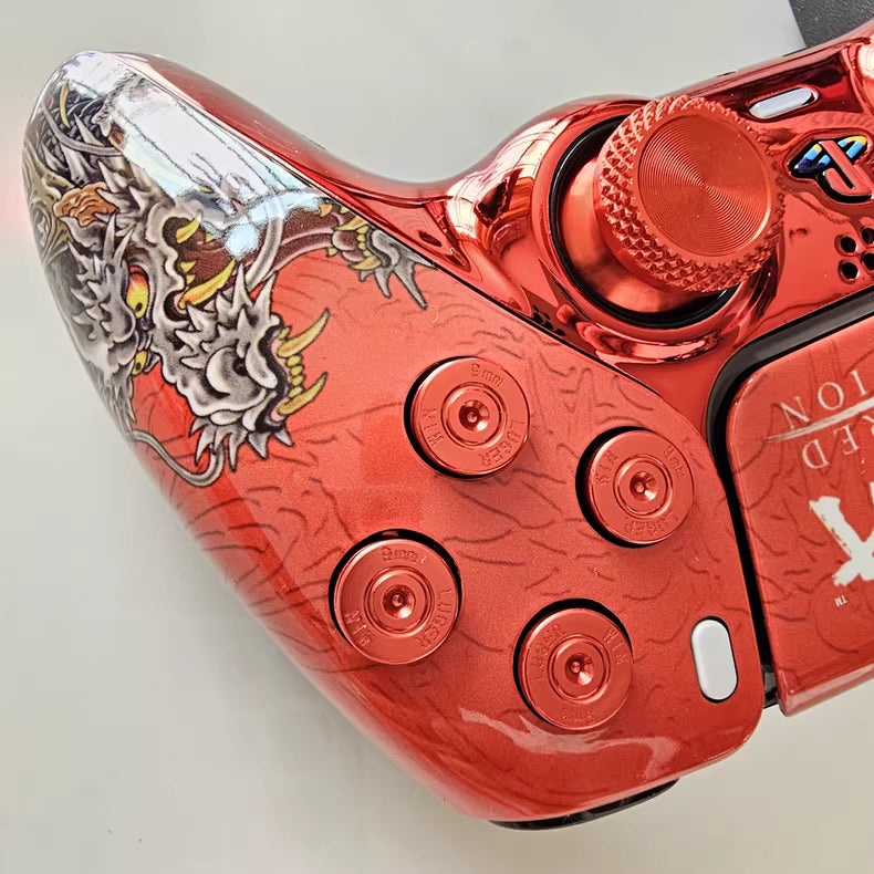 Sony PS5 original controller upgraded with Hall effect TMR joystick: Lucky Fish