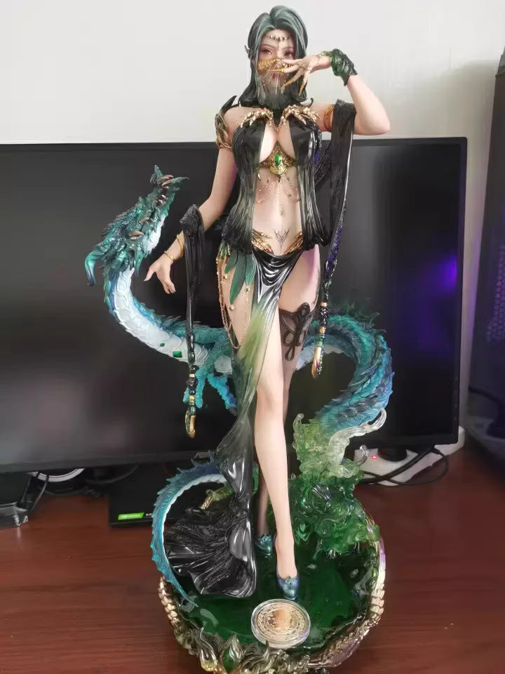 Pre-order the 1/4 scale Naga statue from the Fouji Elf 6 series, made of high-transparency resin and PVC.