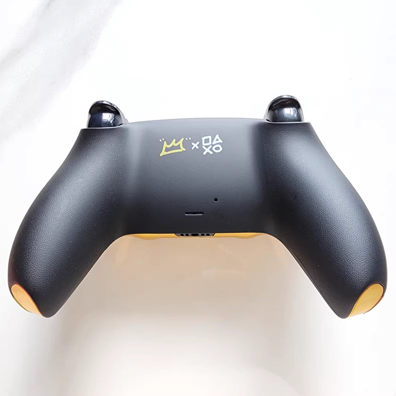 Sony PS5 original controller modified and upgraded with Hall effect TMR joysticks: Dragon Ball Goku theme.