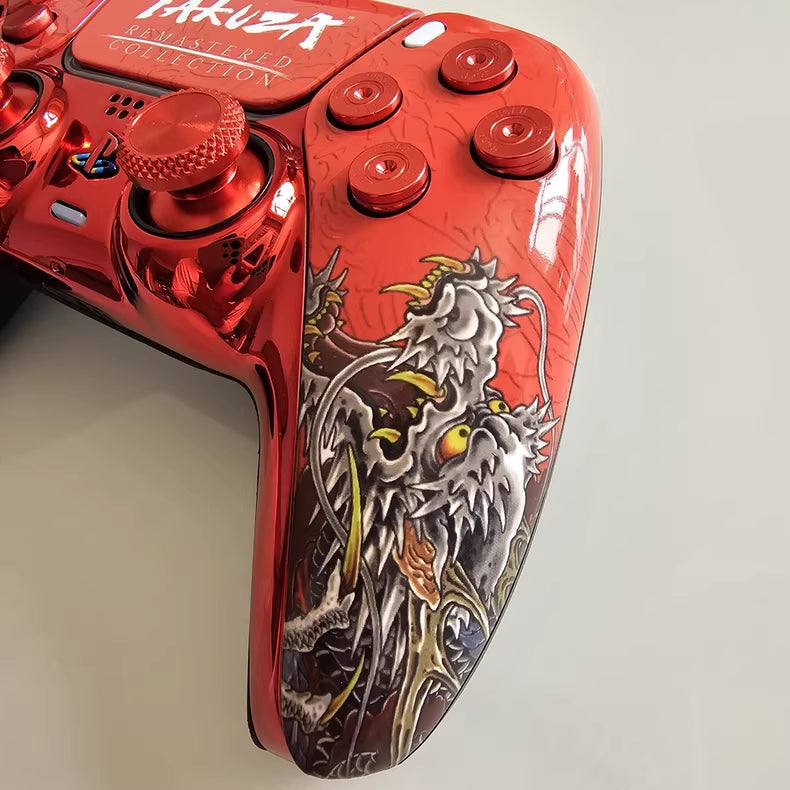 Sony PS5 original controller upgraded with Hall effect TMR joystick: Lucky Fish