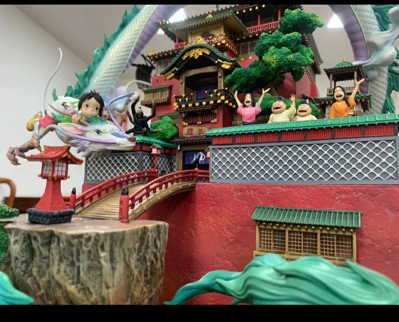 Pre-order 50cm Spirited Away Bathhouse Scene Statue, made of resin