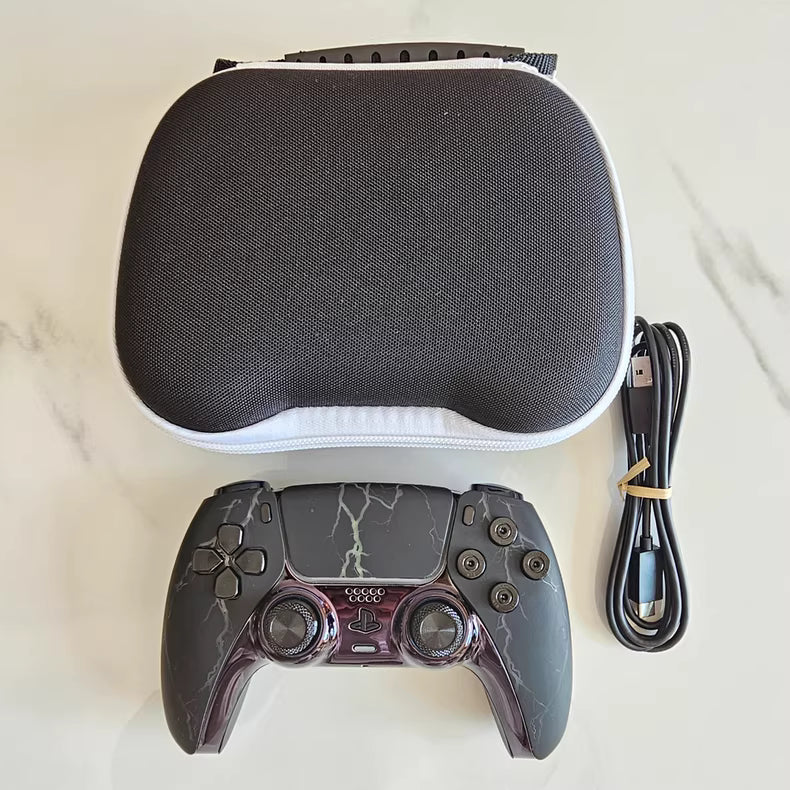 Sony PS5 original controller upgraded with Hall effect TMR joystick: Lightning Storm