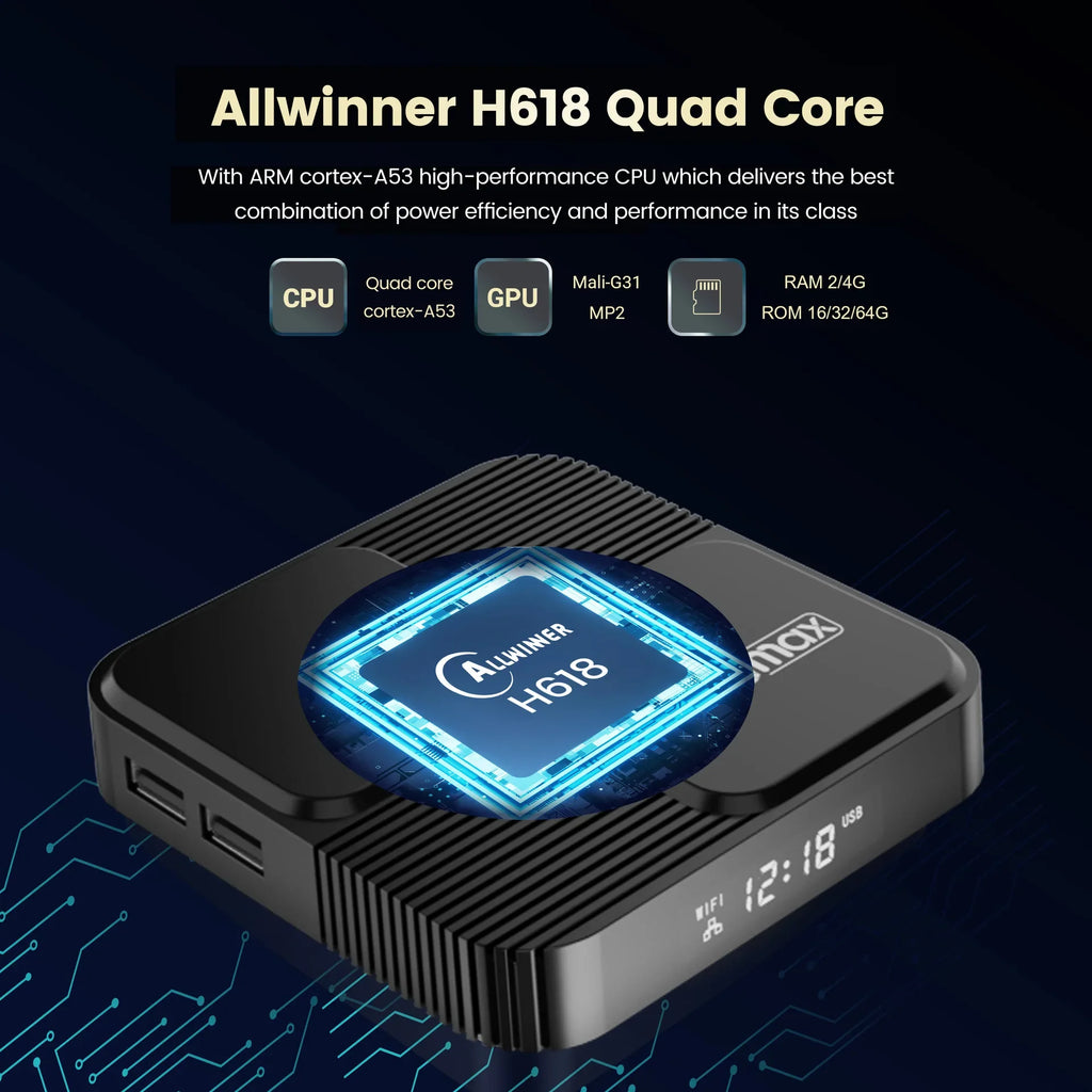 Newest Android 14 Smart TV Box 8K Ultra HD H618 Dual Band Wifi 5G 4GB 8GB Ram 64GB 128GB Netflix Set Top Box Media Player G96Max