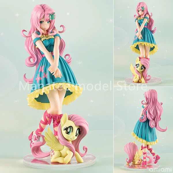 Kotobukiya Original MY LITTLE PONY Bishoujo Fluttershy 1/7 PVC Action Figure Anime Model Toys Collection Doll Gift