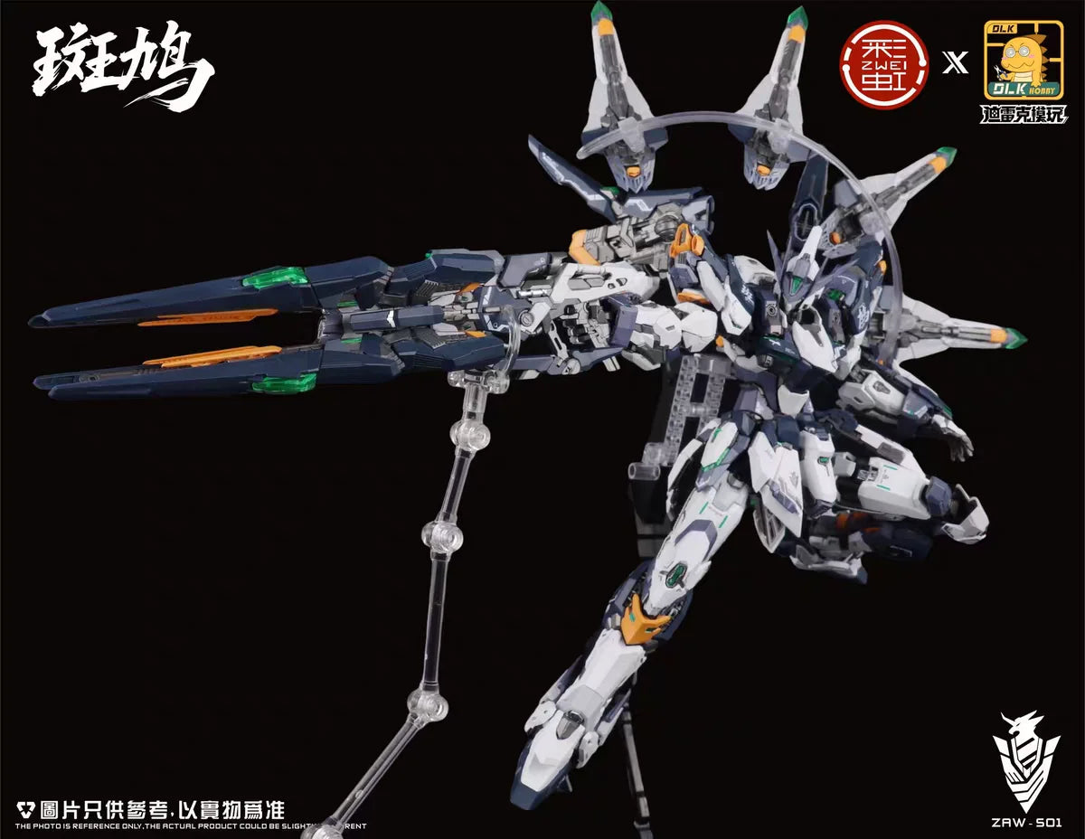 DLKHOBBY Model Streptopelia Action Figures Zaws01 Assembly Model Kit Model Three Layer Skeleton Plastic Robot Toy Gift