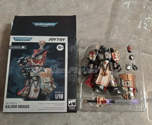 【SF】JOYTOY Warhammer 40K 1/18 Action Figure Grey Knights Kaldor Draigo Model Toys Gifts Collection Ornaments