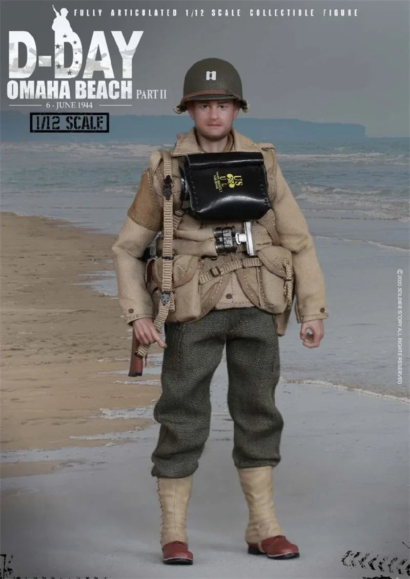 Soldier Story SSM-004 1/12 Männlicher Soldat US 2nd Ranger Battalion Captain 6'' Actionfigur Modell Spielzeug auf Lager