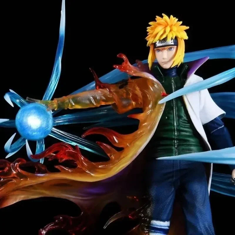 Anime Action Figure Naruto Figure Namikaze Minato Figures Gk Figurine Rasengan Decoration Collectible Pvc Model Kids Toys Gift