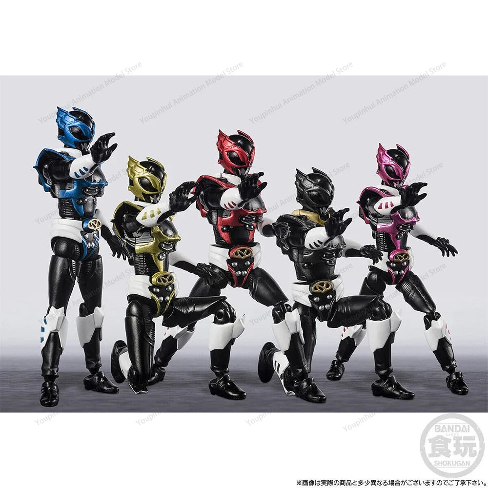 In Stock Original Bandai Shokugan: Shodo Super Denji Sentai Megaranger Collectible Model Toys Candy Toys Action Figures