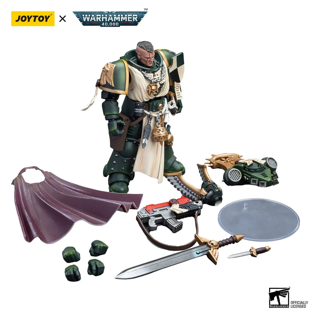 JOYTOY Warhammer 40k 1/18 Action Figures Anime 12cm Dark Angels Master Lazarus