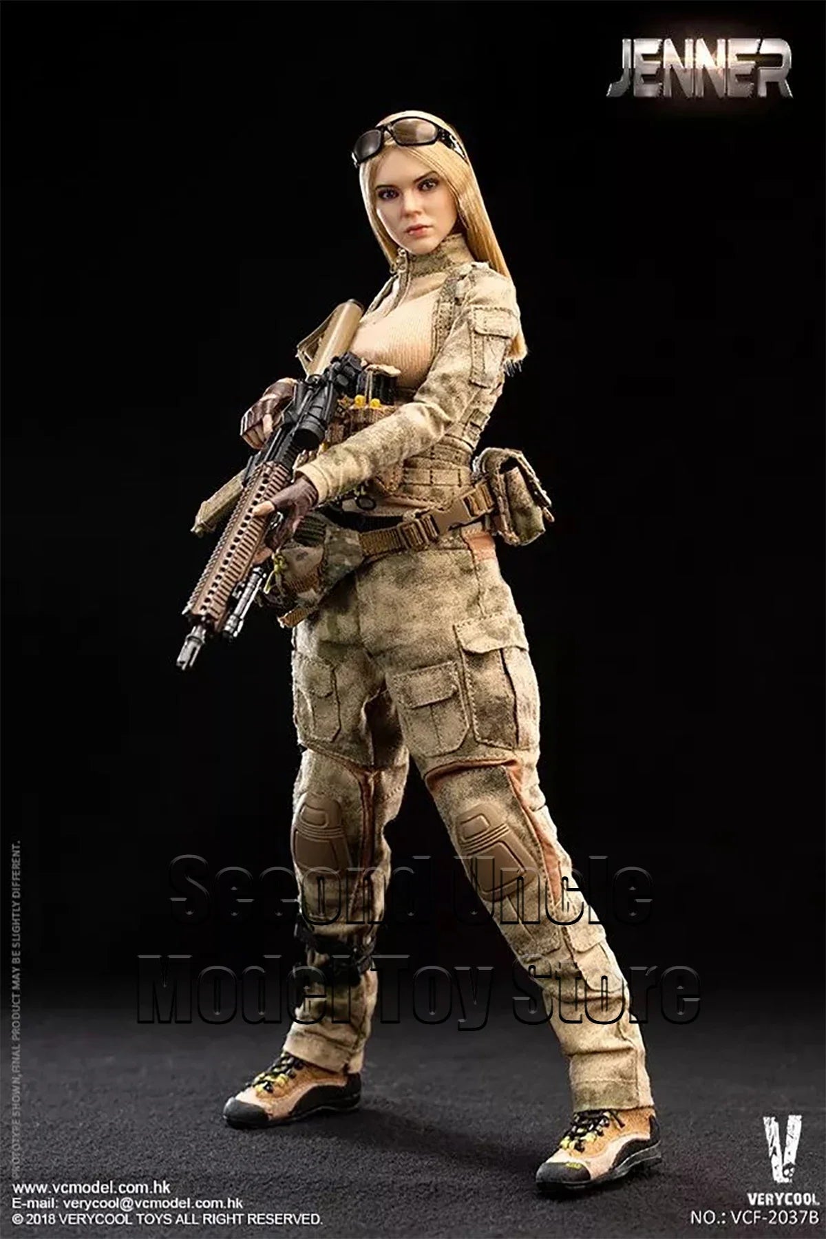 VERYCOOL VCF-2037 1/6 Ruins Camouflage Female Soldier Jenner 12'' Military Action Figure Full Set Collectible Model Toys Gifts