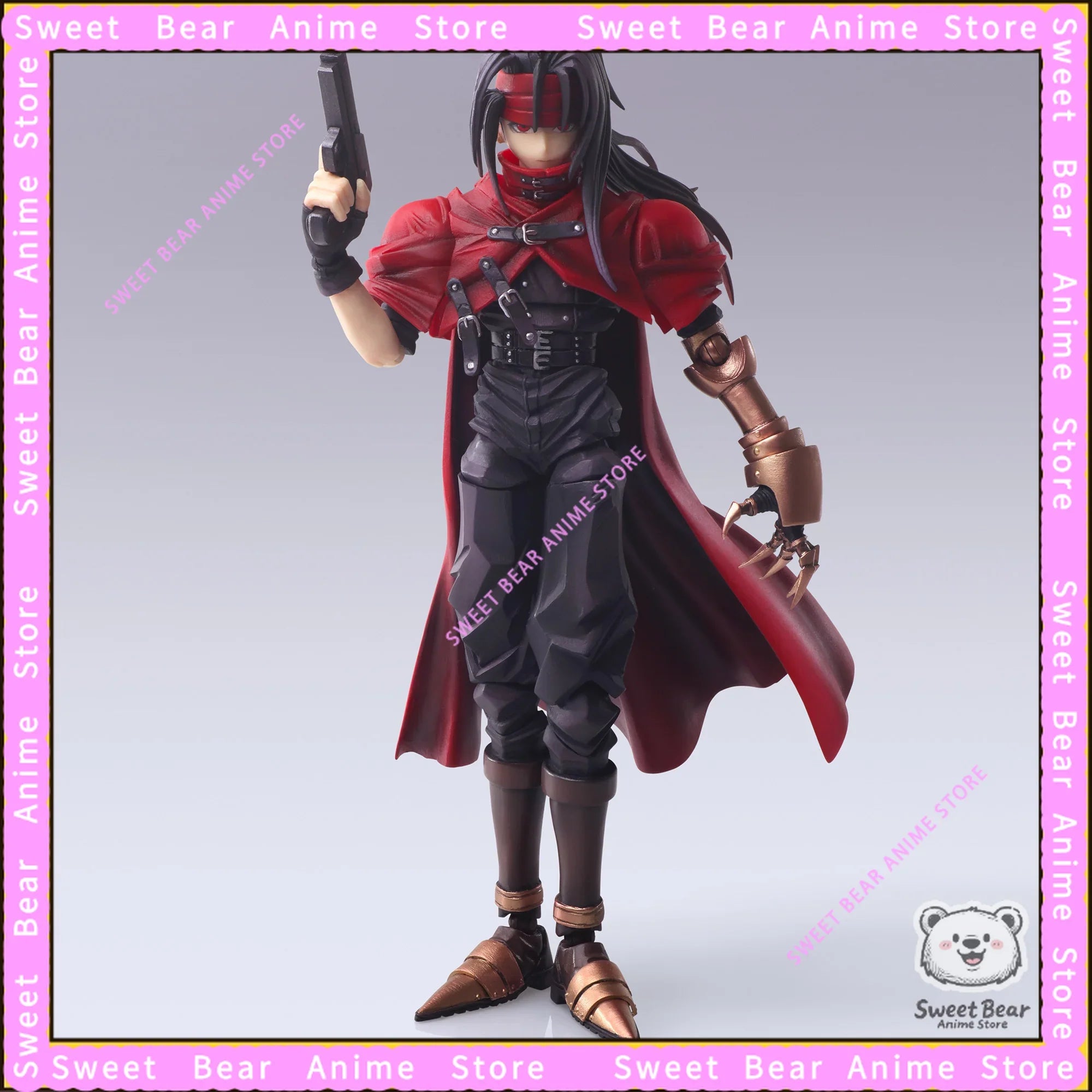 Square Enix Final Fantasy VII BRING ARTS Vincent Valentine Action Figure Anime Model Trendy Toys Desktop Doll Collectibles