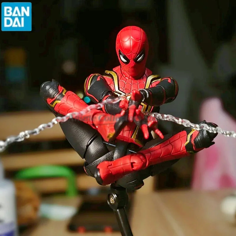Bandai SHF S.H.Figuarts Soul Limited Spider-Man：integrated Suit No Way Home Anime Action Figure Assembly Model Ornaments Gift