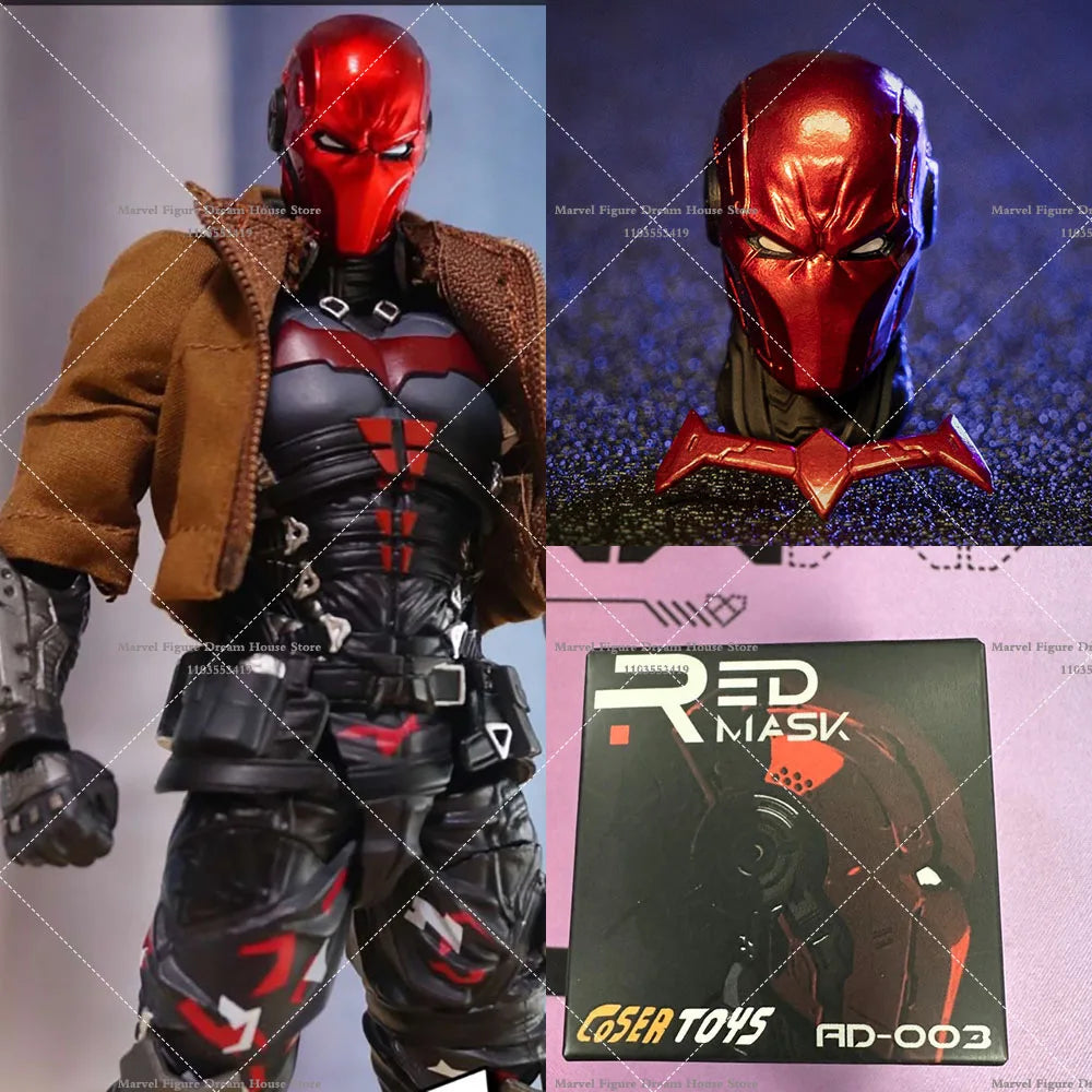 In Stock COSER TOYS 1/12 Scale Detective Comic Red Hood Solider Male Head Sculpt Carved Model fit 6In VTOYS VSD003 Action Figure