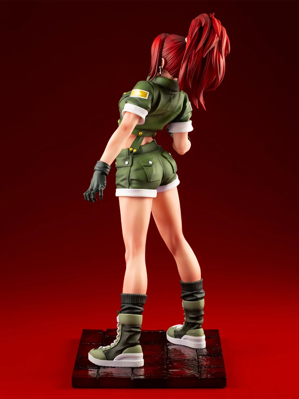 Original Genuine Kotobukiya Prepainted Bishoujo Statue The King of Fighters '97 Leona Heidern Limited Edition 1/7 H=235mm Figure