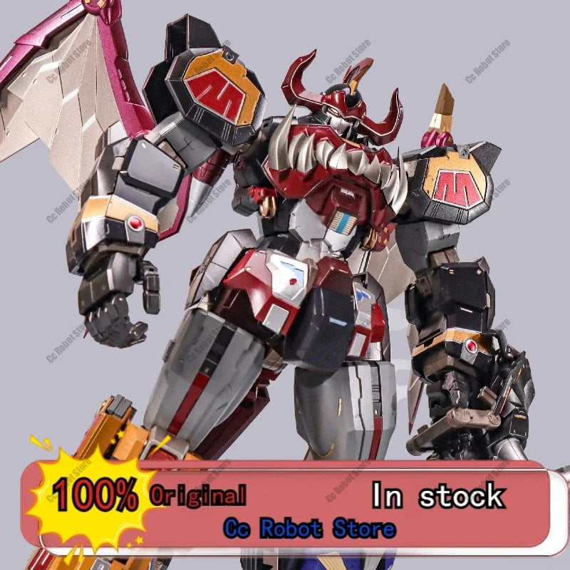 [Brandneu auf Lager] ZL-01 KO Flammen-Spielzeug Bestienkönig Drachen Caesar Bestien-Team Legierungs-Fertigmodell Actionfigur
