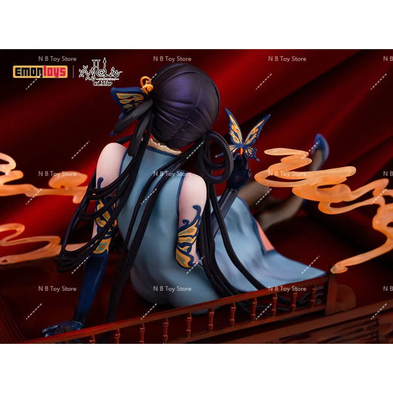 Emontys-Statua of Ichihara Yuuko XXXHOLIC Anime Figure Model Chinese Series Version of Dress Action Toys 16cm Original in Stock