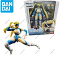 Bandai Original Model Kit SHF Street Fighter Anime Action Figure Mihua Nanakawa Model Toy Collectible Gift, Sent with Foam Box
