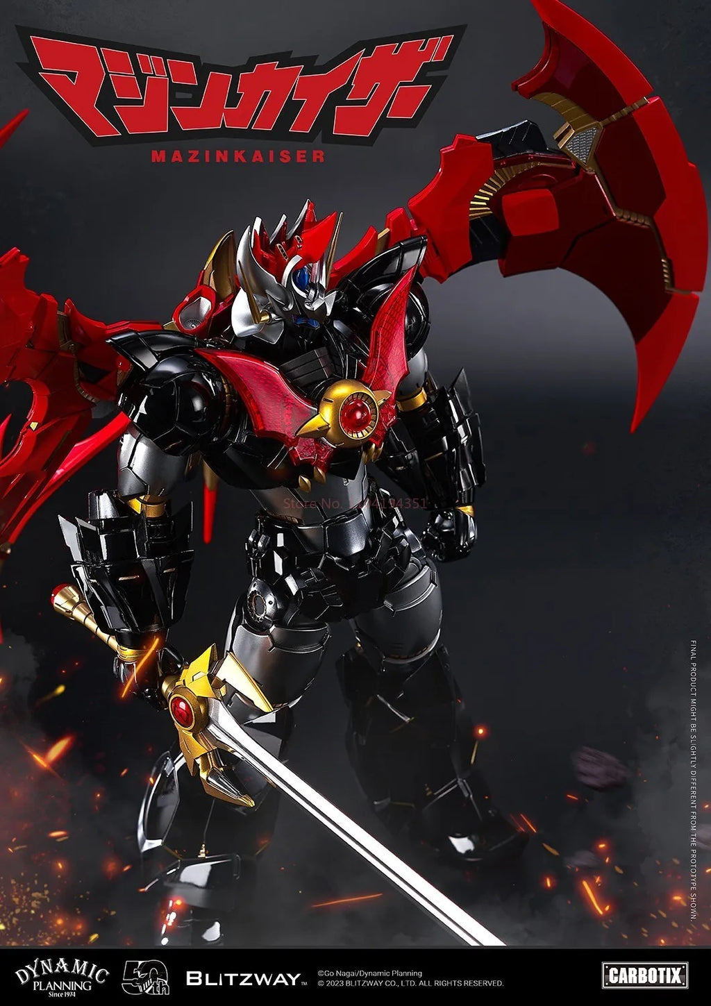 In Stock Original BLITZWAY BW-CA-10901 Mazinkaiser Finished Movable Mecha Action Figure Model Toy Gift Collection Ornaments