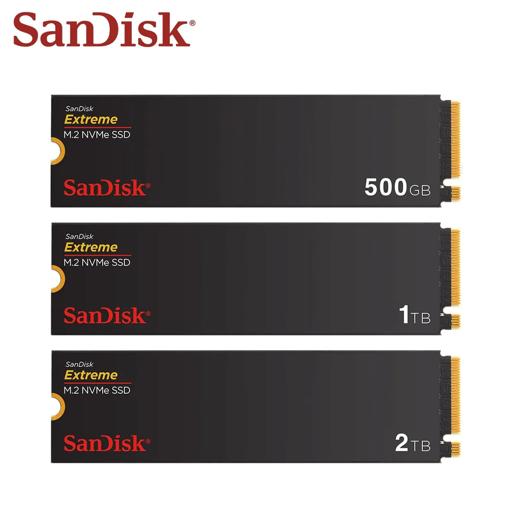 SanDisk Extreme M.2 2280 NVMe PCIe Gen 4.0 SSD Read speed Up to 5150MB/s 2TB 1TB 500GB Internal Solid State Drive For laptops PC
