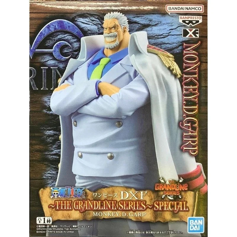【AUF LAGER】Original Banpresto DXF The Grandline Series Special One Piece Monkey D. Garp 17cm Actionfigur PVC Sammlerstück Modell