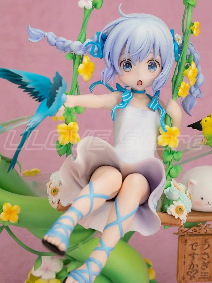 Original F:NEX Are You Going To Have Some Rabbit Today? Kafuu Chino Anime Figure Model Gift