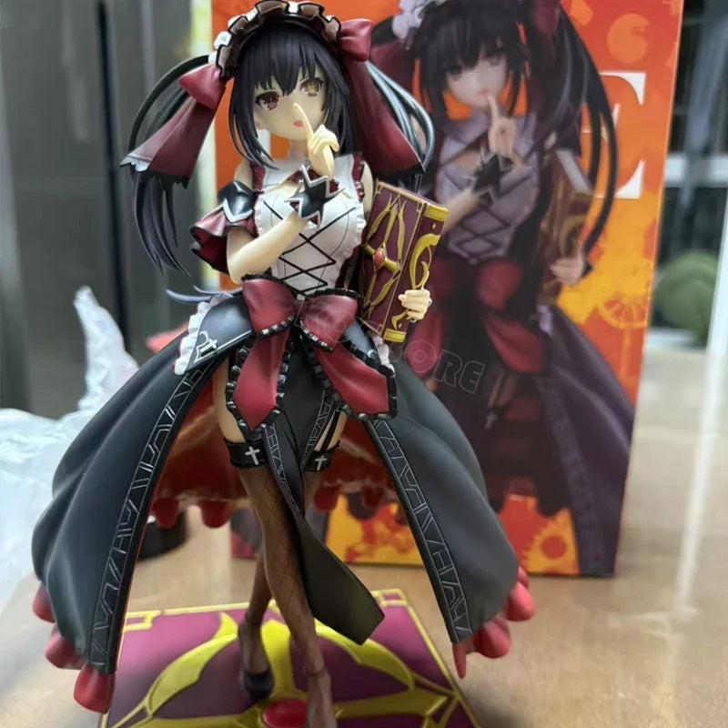 25cm KDcolle Date A Bullet Kurumi Tokisaki Sexy Anime Girl Figure Date A Live Yatogami Tohka Action Figure Adult Model Doll Toys