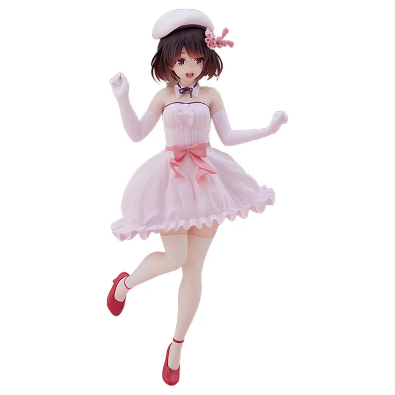 TAITO Genuine Saekano: How To Raise A Boring Girlfriend Anime Figure Katō Megumi Dress Action Figure Toys for Kids Gift  Model