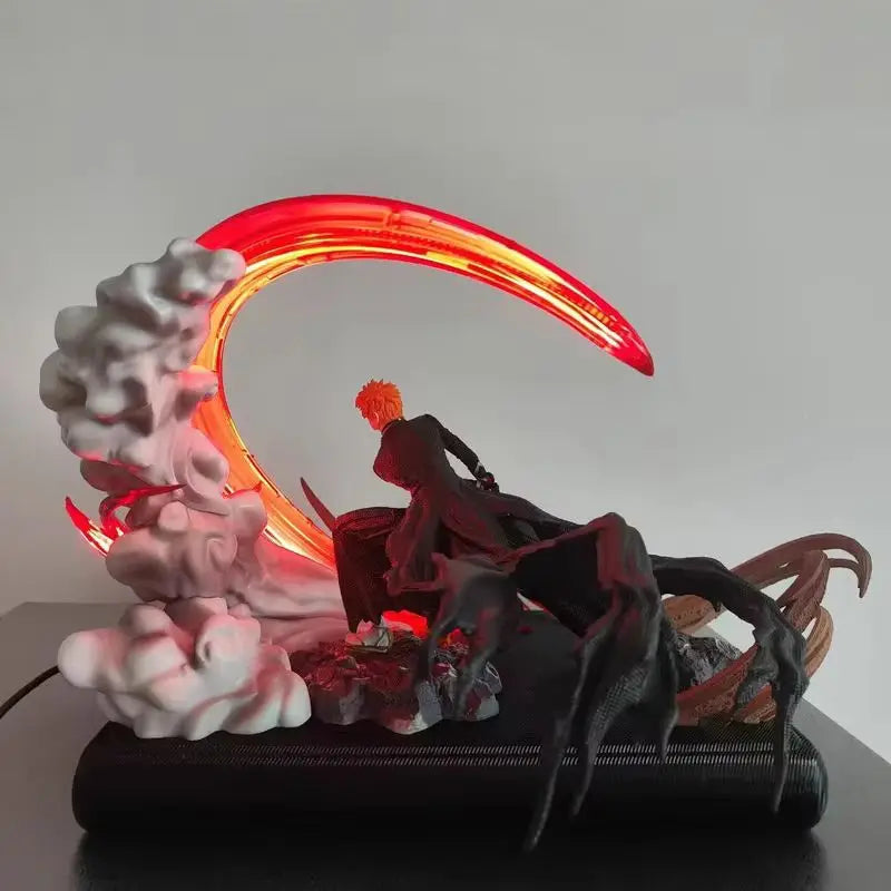 25cm Bleach Kurosaki Ichigo Slashing Pose Anime Figures Premium Gk Statue Desktop Decoration Ornament Boy Collectible Ideal Gift