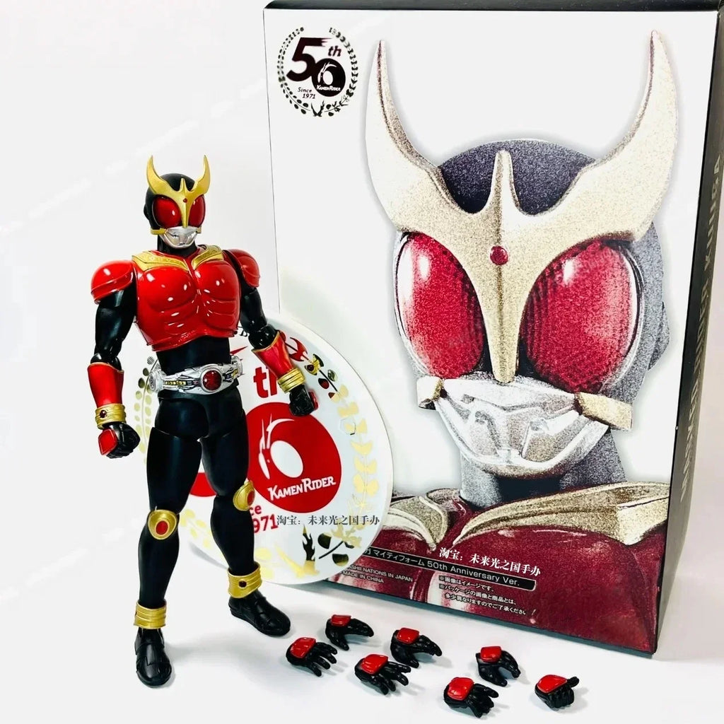 New Bandai Shf Kamen Rider Kabuto Basic Form 10th Anniversary Commemorative Bone Carving Action Figure Boy's Birthday Toy Gift