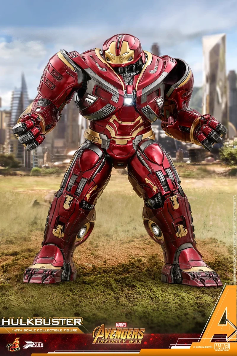 Original HOTTOYS 1/6 PPS005 The Avengers 3 Hulk Buster 2.0 MK44 Action Figure Model Toys 50CM Collection Scene Ornament Gift