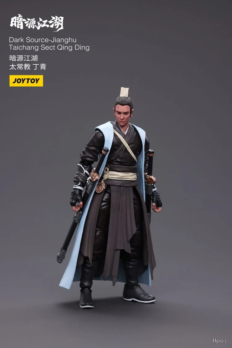 In Stock Original JOYTOY Dark Source-JiangHu Taichang Sect Qing Ding 1/18 Brand Figure Model Toys Gifts Collection Ornaments