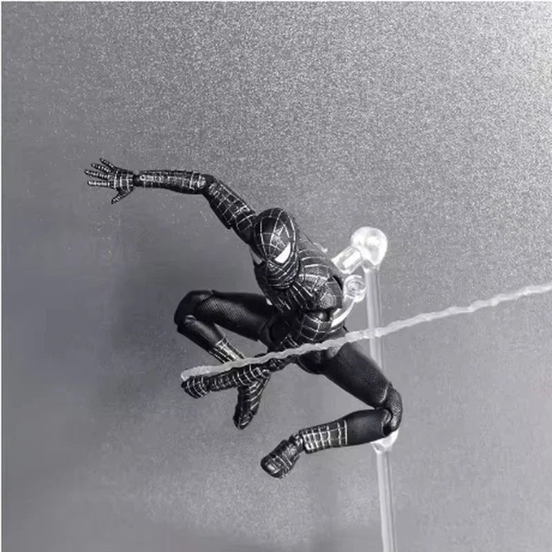 Marvel Comics Spider-Man 3 Hero No Return Toby Maguire Black Suit Peter Parker Action Figure Toy Collectible Model Gift
