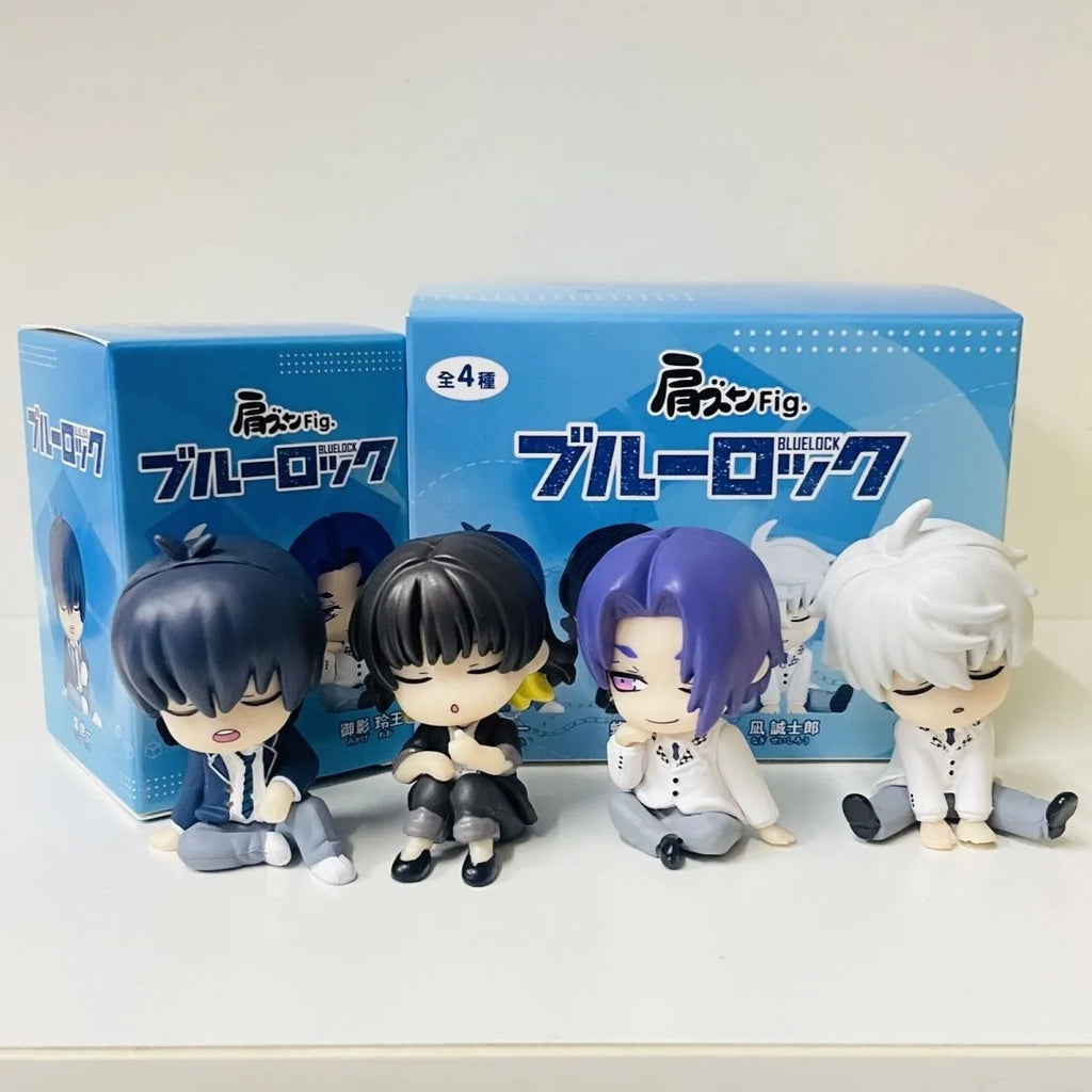 Blue Lock Anime Figures - Bachira Meguru Nagi Seishiro Isagi Yoichi Mikage Reo Q Version PVC Statue Dolls Collectible Gifts