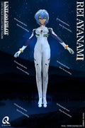 1/6 Collectible Ayanami Rei Anime Girl Action Figure EVA White Leather Bodysuit Decor 12" Full Set Decliate Female Soldier