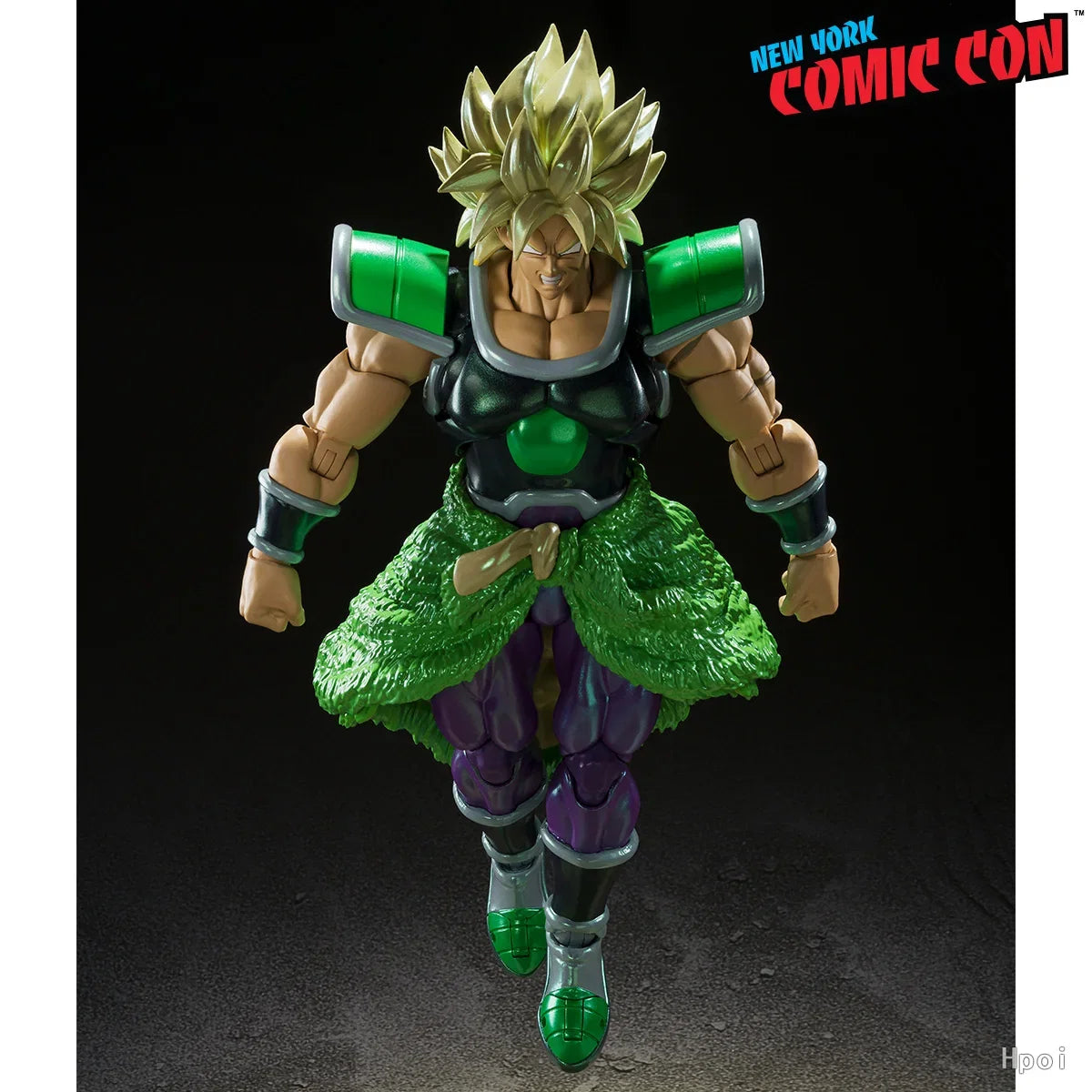 Bandai Original S.H.Figuarts Series SUPER SAIYAN BROLY -Exclusive Edition- New York Comic-Con 2022 Launches Souvenirs Toy Model