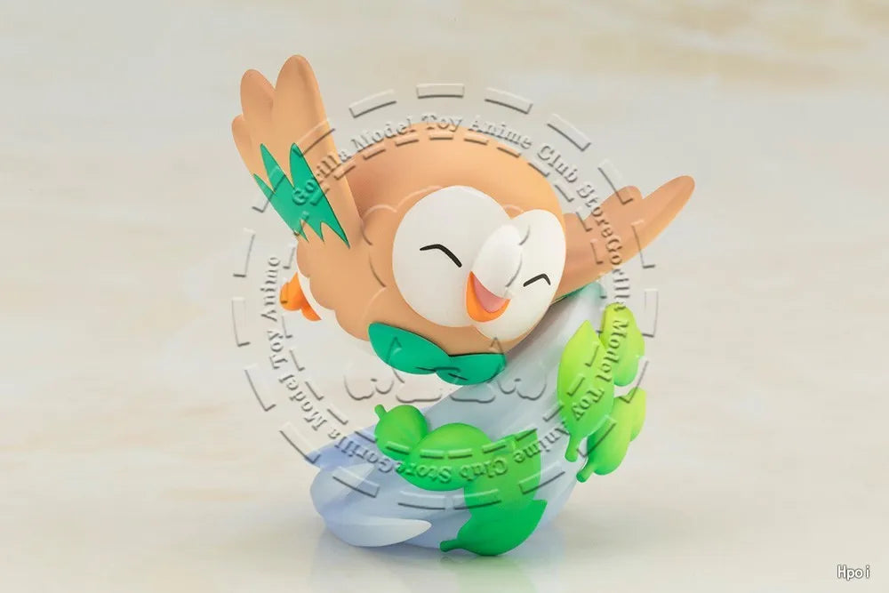In Stock Original Genuine KOTOBUKIYA Pokémon Figure Series Moon & Rowlet 200mm Action Figure Model Collectible Toys Gift