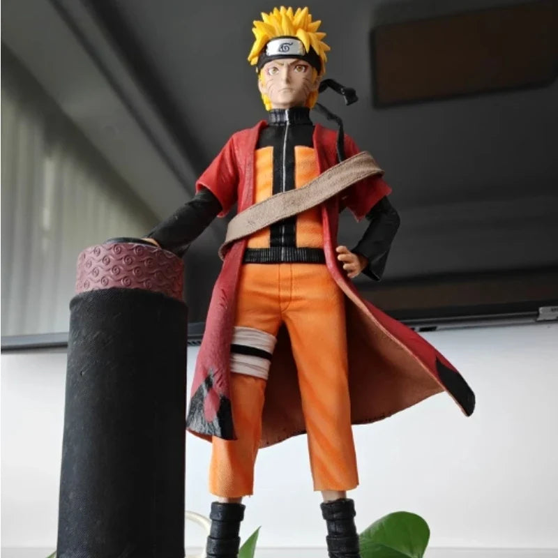 Anime Figure Reel Uzumaki Sasuke Uchiha Figurine Standing Pvc Statue Desktop Ornament Collection Toy Christmas Birthday Gift