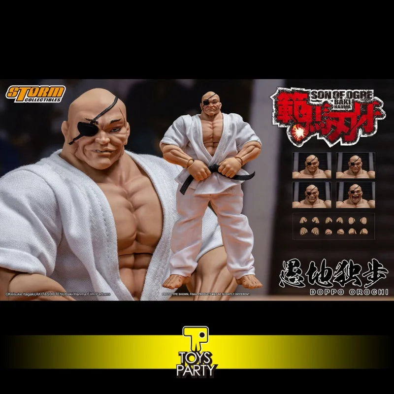 New Original Storm Toys Collectibles Doppo Orochi Son Of Ogre Baki Hanma 1/12action Figure Model Collecting Toy Boys Gifts Stock