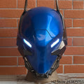 Blue Hood Arkham Knight Helm: LED-Augen Arkham Knight Maske Fiberglas Cyber Knight Helm Halloween Cosplay Maske Casque Helm