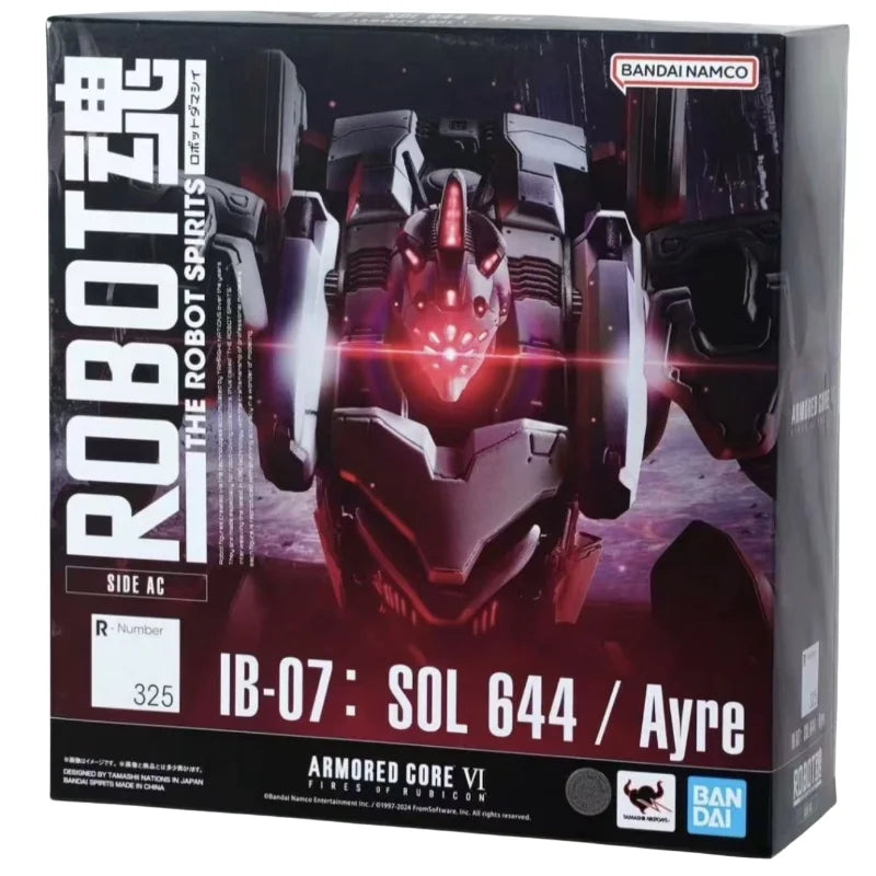 BANDAI Original in Stock THE ROBOT SPIRITS ARMORED CORE VI 325 IB-07:SOL 644/ Ayre Anime Action Figures Model Collectio Toy