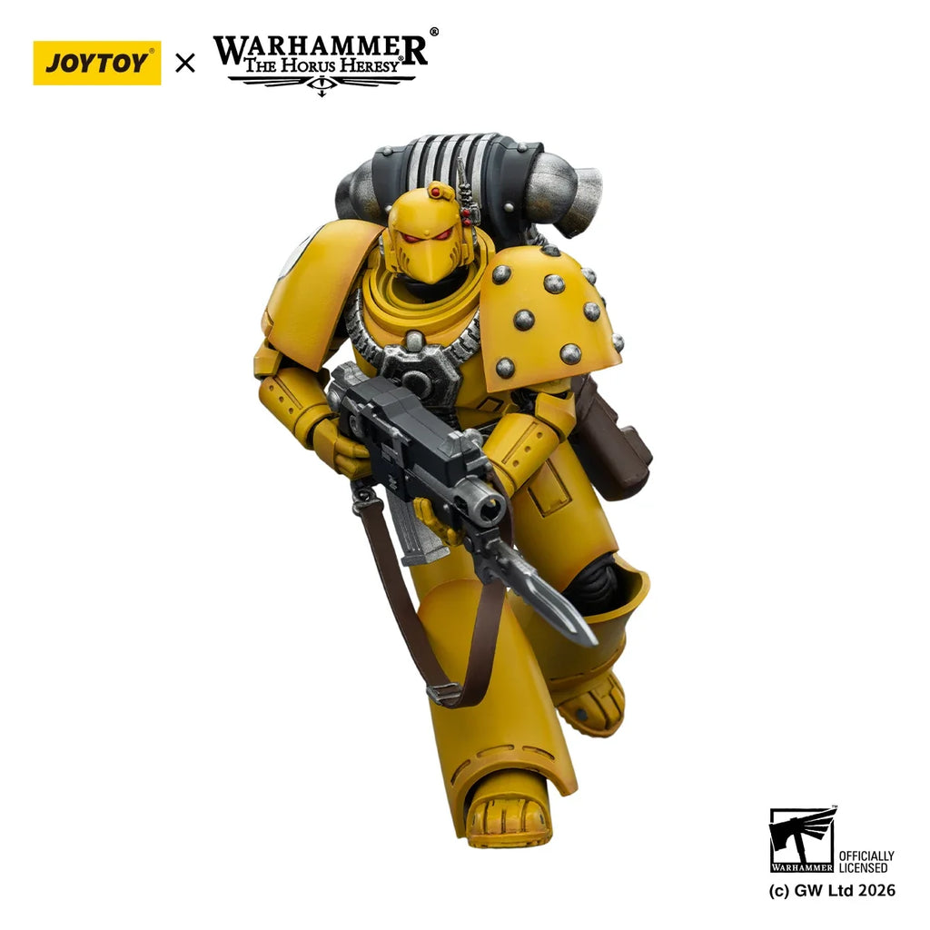 JOYTOY Warhammer 40K Imperial Fist MKVI Tactical Legionary 1/18 Action Figure Toy Collection