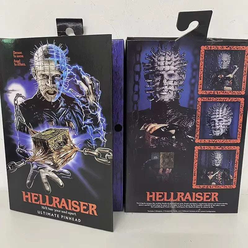 NECA Hellraiser Pinhead Actionfigur „Er wird deine Seele zerreißen“ Ultimative PVC bewegliche Sammelfigur Geburtstagsgeschenke