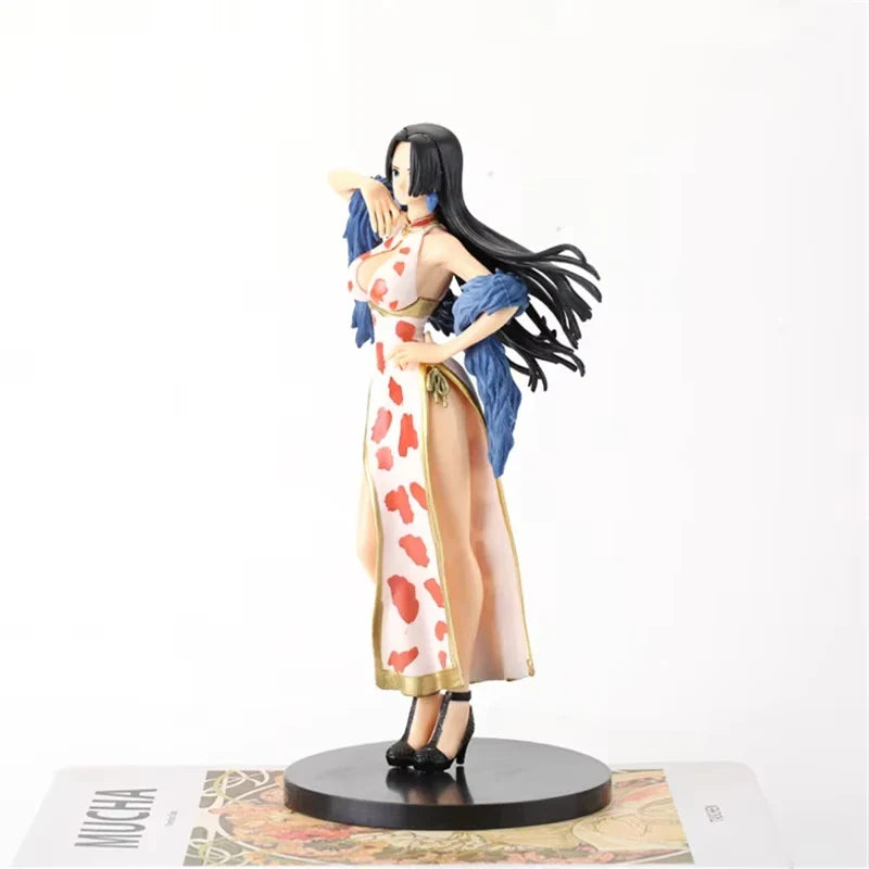 22cm One Piece Anime Figurine Cheongsam Boa Hancock Action Figure PVC Model Toy Doll Collection Cartoon Children Gift