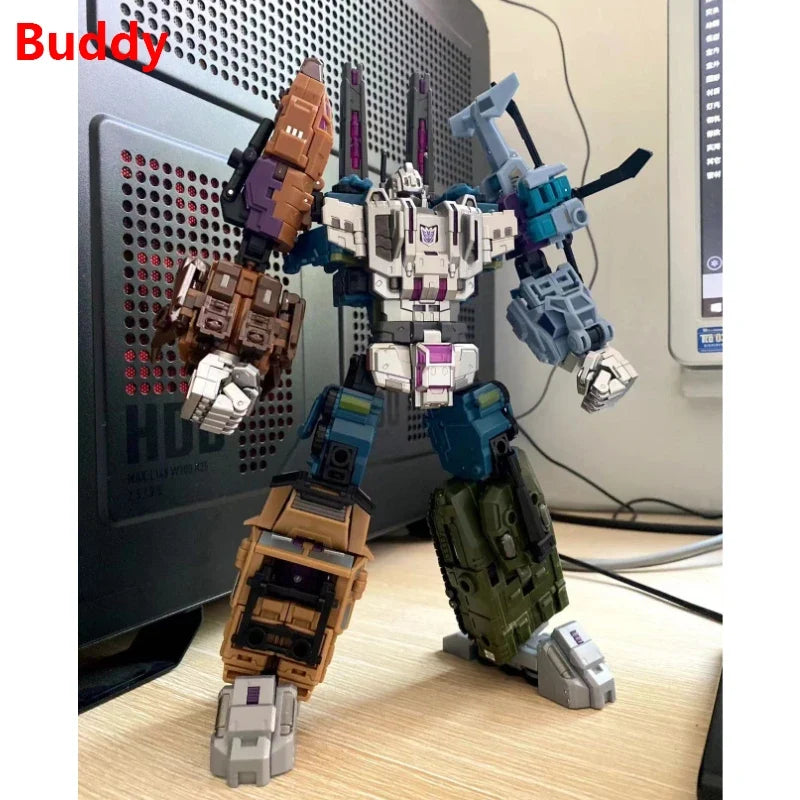 PocketToys Transformation Bruticus 5 in 1 PT05 PT-05 Combo G1 Battle Titan 27cm Action Figure Toy Collectible Gift in Stock